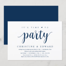 It's time to party, Modern Post Wedding Elopement