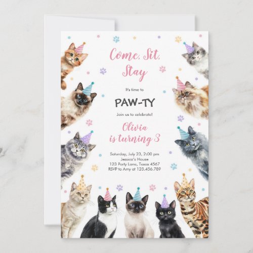 It's Time to Paw-ty Party Animals Kids Birthday