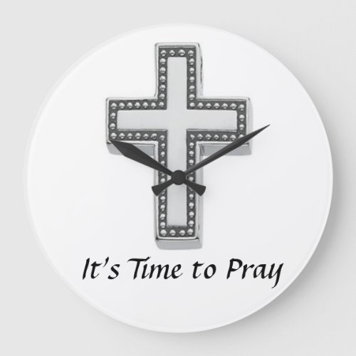 Its Time to Pray Large Clock
