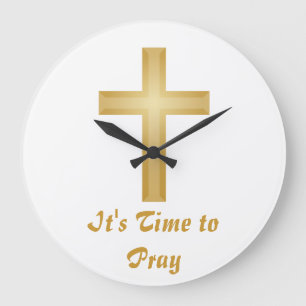 It's Time to Pray Large Clock