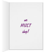 IT'S TIME "TO SHOP" CARDS (Inside (Right))