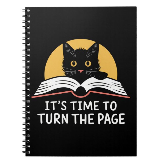 It's Time To Turn The Page Kamala Harris Politic  Notebook (Front)