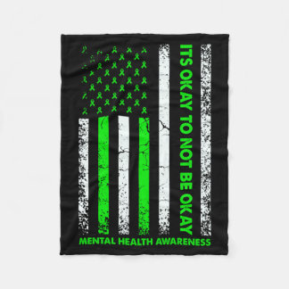 Its To Not Be Mental Health Awareness Performance Fleece Blanket