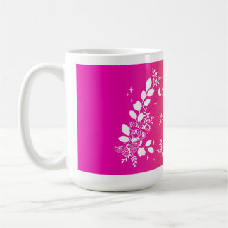 It's Too Nonfictiony Out There Bookish Mug, Pink Coffee Mug