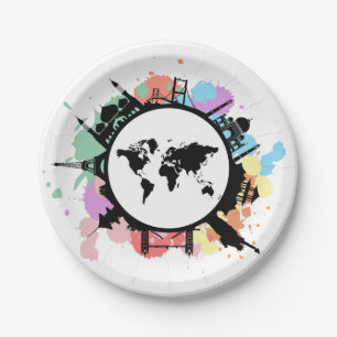It's travel time paper plates