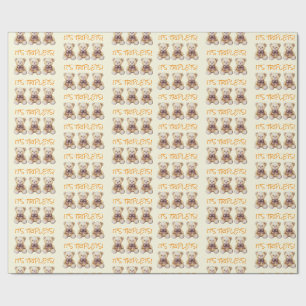 It's Triplets!, Gift Wrap For Baby Triplets, Paper