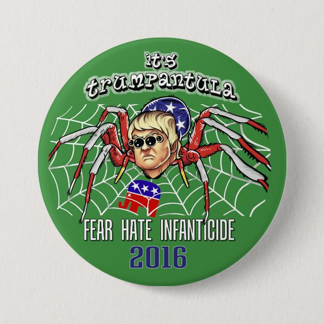 It's Trumpantula! Button (Front)