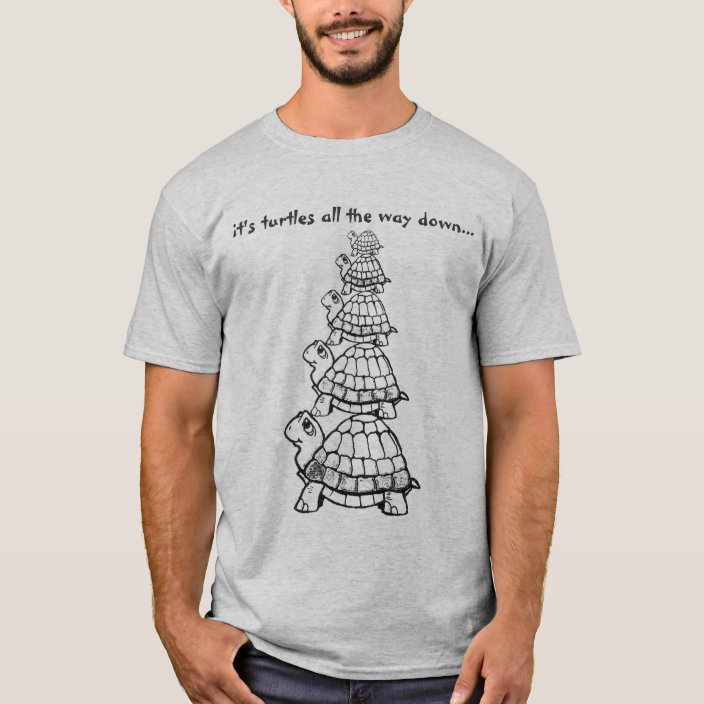 turtles all the way down shirt