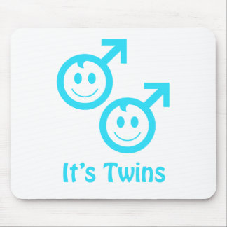 It's twin boys mouse pad