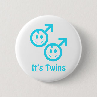 It's twin boys pinback button