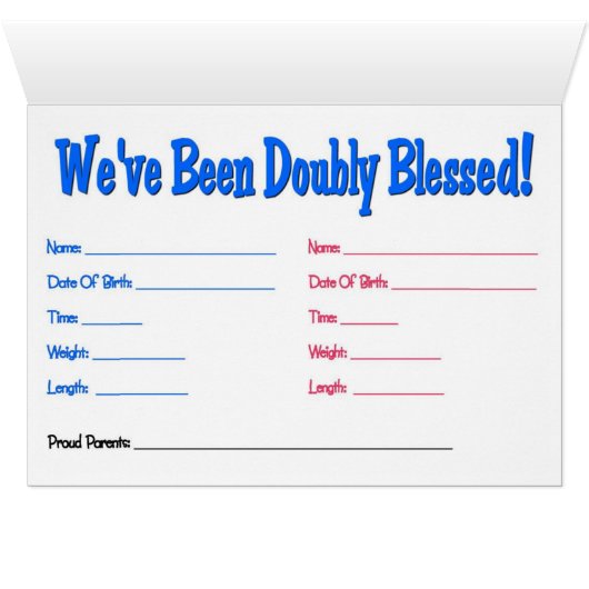 ITS TWINS (Boy Girl) (Inside Horizontal (Bottom))