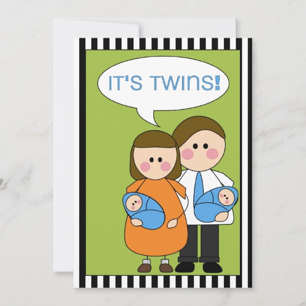 It's Twins! (boys) Announcement