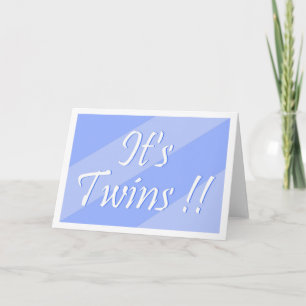 It's Twins !! (Boys) Card