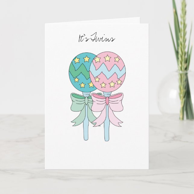 It's Twins Card (Front)