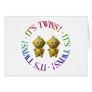 It's twins! cards