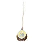 It's Twins! Cute boy twins Baby Shower Treats Cake Pops (Front)