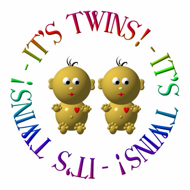 It's twins! cutout (Front)
