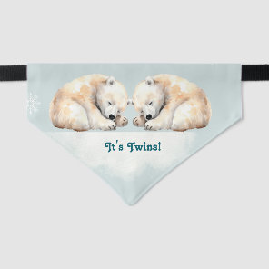 It's Twins Dog Bandana Pet Bandana Collar