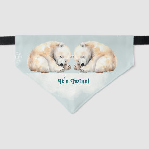 It's Twins Dog Bandana Pet Bandana Collar