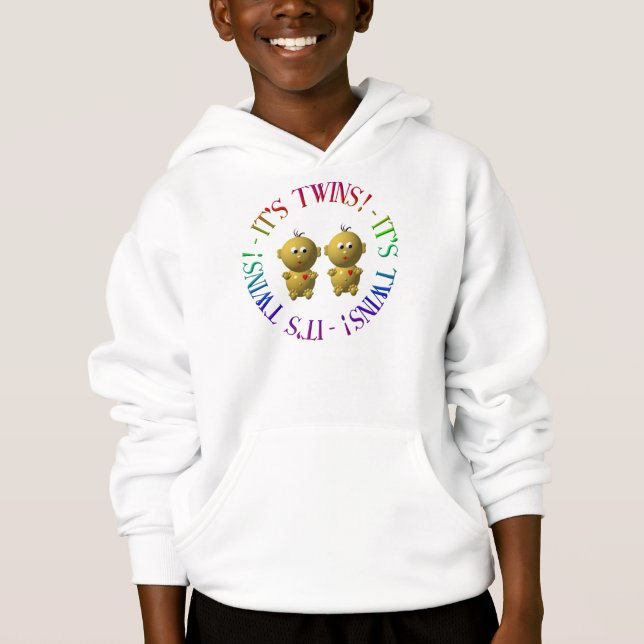 It's twins! hoodie (Front)