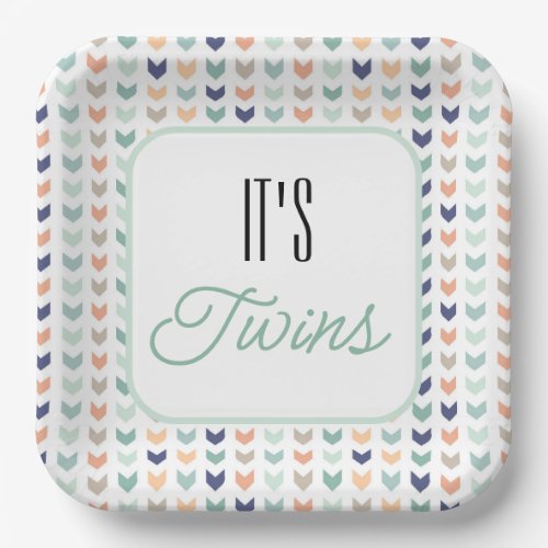 It's Twins! Modern Gender Neutral Baby Shower 