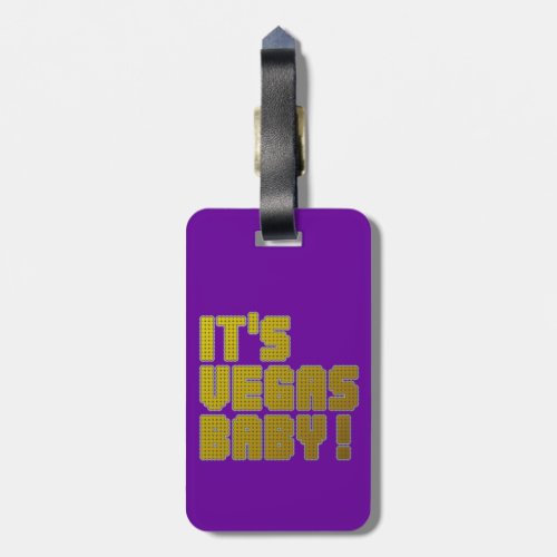 Its Vegas Baby Luggage Tag