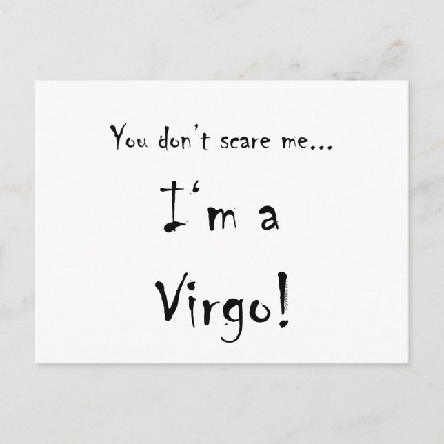 It's Virgo Thing! Postcard (Front)