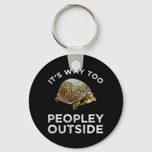 It's Way Too Peopley Outside Keychain
