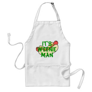 It's Weenie Man! Adult Apron