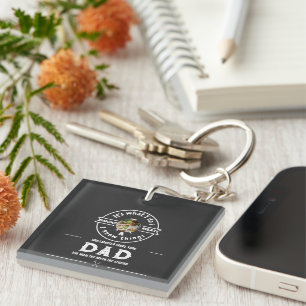 It's What I Do I Smoke Meat Funny Dad Photo Keychain