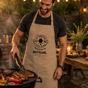 It's What I Do I Smoke Meat & I Know Things Funny  Adult Apron