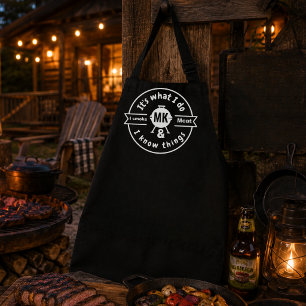 It's What I Do I Smoke Meat & I Know Things Funny  Apron