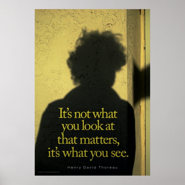 Its what you see poster (Front)