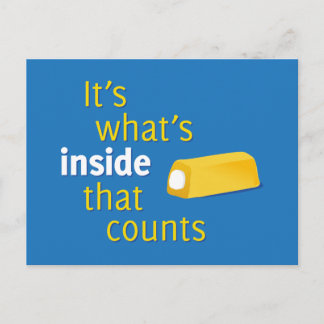 It's What's Inside That Counts Postcard