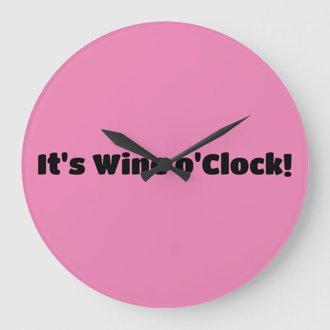 It's Wine o'Clock Clock (Front)