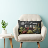 "It's Wine Time" Rustic Chalkboard Art