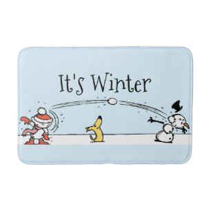 It's Winter Bath Mat