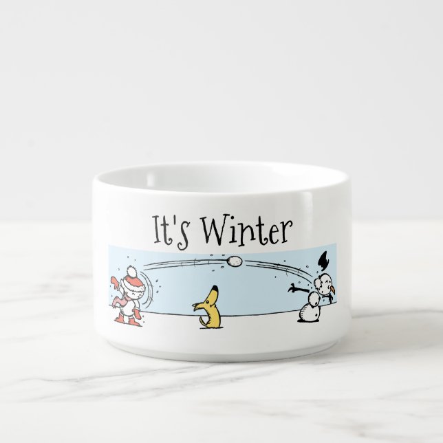 It's Winter  Bowl (Center)