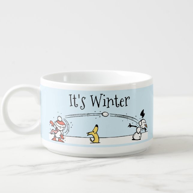 It's Winter  Bowl (Right)