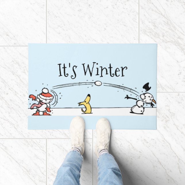 It's Winter  Doormat (Indoor)