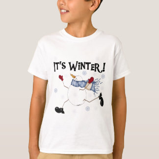 It's  Winter Snowman Holidays T-Shirt