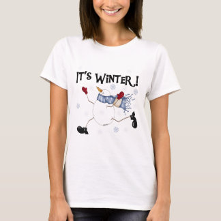 It's  Winter Snowman Holidays T-Shirt