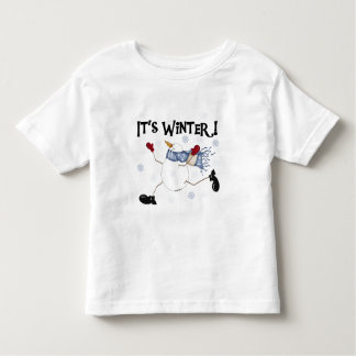 It's  Winter Snowman Holidays Toddler T-shirt