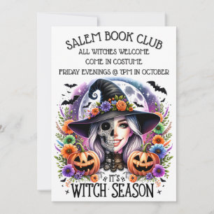 It's Witch Season Book Club Invitation