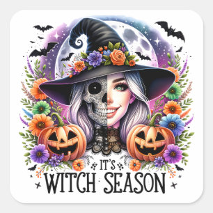 It's Witch Season Party Stickers and Labels
