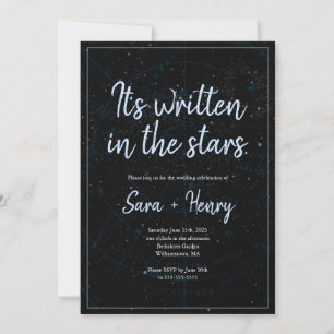 It's Written in the Stars Wedding Invitation