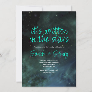 It's Written in the Stars Wedding Invitation