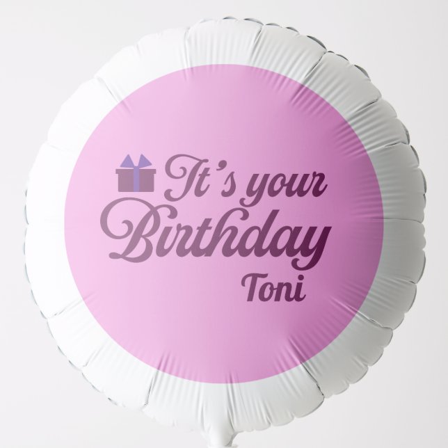 It's Your Birthday Balloon (Front)