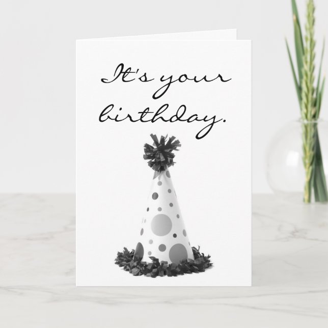 It's your birthday. card (Front)