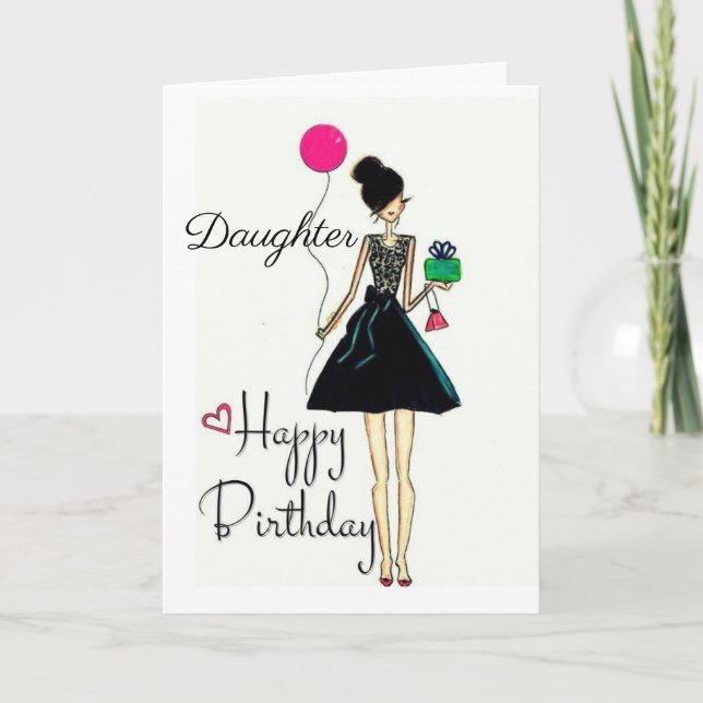 **IT'S YOUR BIRTHDAY!!!!** "DAUGHTER" CARD (Front)